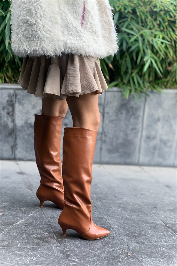 Supremm Brown Leather Boots